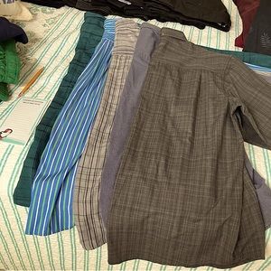 Men’s Casual Shirts- 8 Lands End/Haggar or John Ashford  All in excellent shape